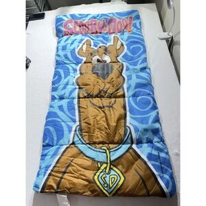 Scooby Doo Hanna Barbera 1999 Vintage Double Sided Zippered Sleeping Bag